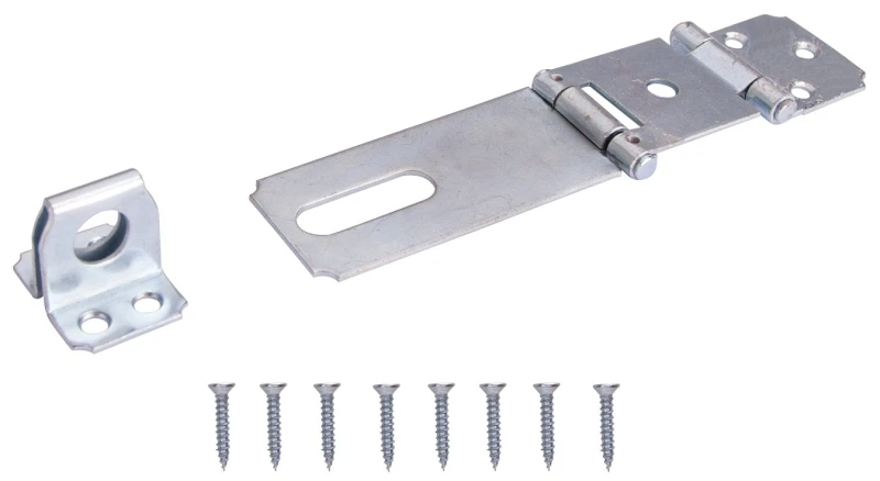 Double Safety Hasp Hinge 3-1/2 Inch For Cabinets And Lockers