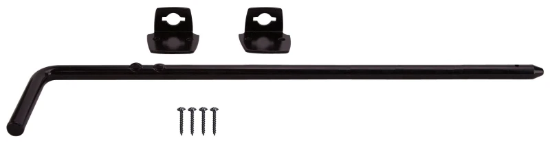 18 Inch Black Steel Cane Bolt For Gates - Model 33182pks-ps