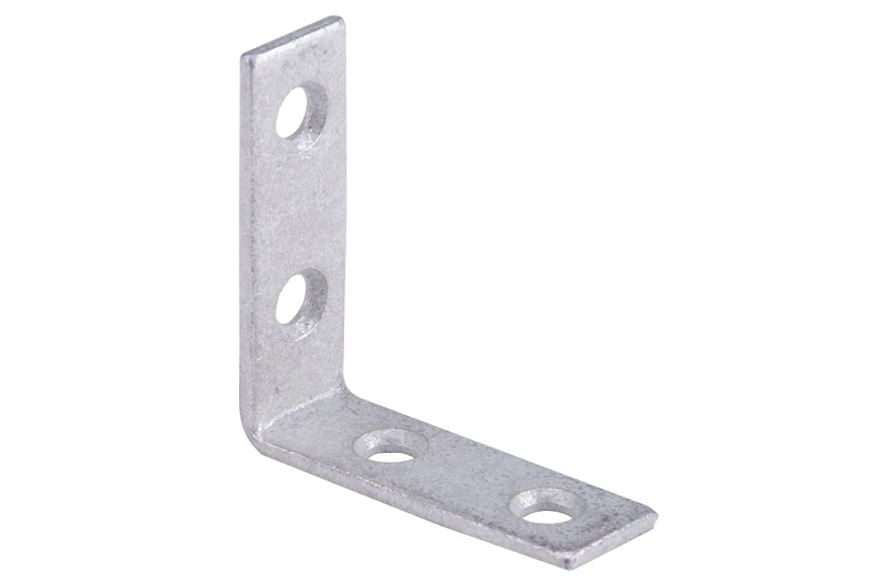 1-1/2" X 1/2" Galvanized Steel Corner Brace - Model Cb-g015-c4ps