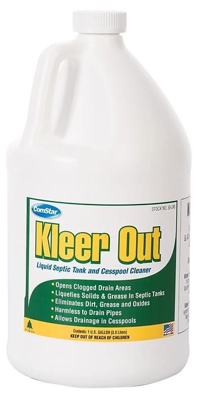 Industrial Strength Septic Cleaner - 1 Gallon Liquid For Grease Traps & Septic Tanks