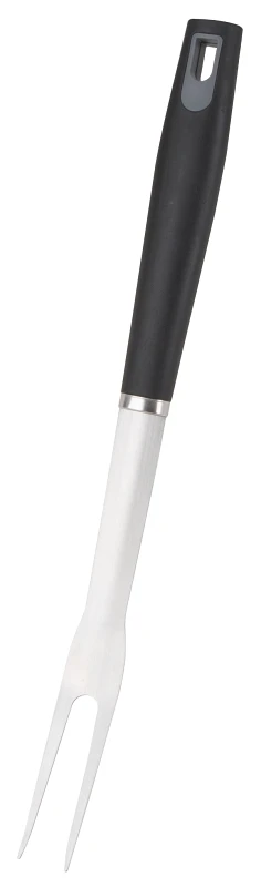 Bbq Fork, 1.5 Mm Gauge Stainless Steel Blade, Plastic Handle, Straight Handle