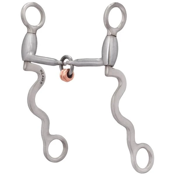 Pro Series 5" Horse Bit, Sweet Iron 3-piece Lifesaver Mouth, 8-1/4" Cheeks