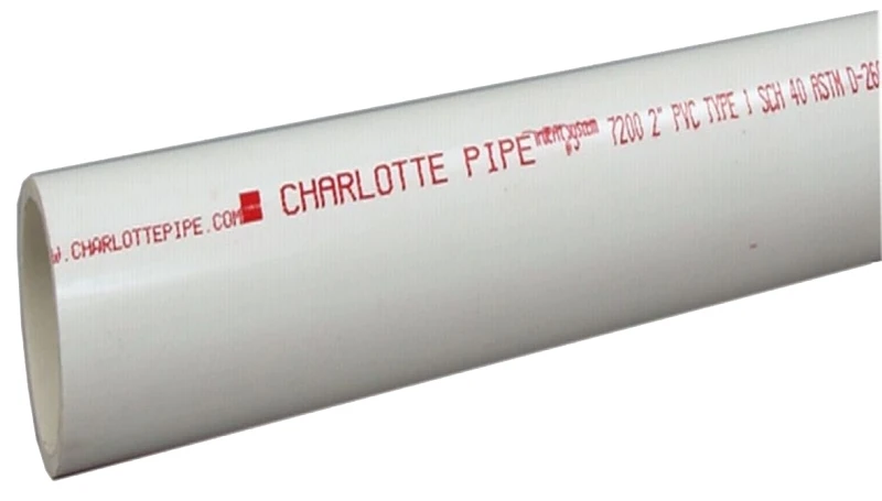 2" X 20' Schedule 40 Pvc Dwv Pipe