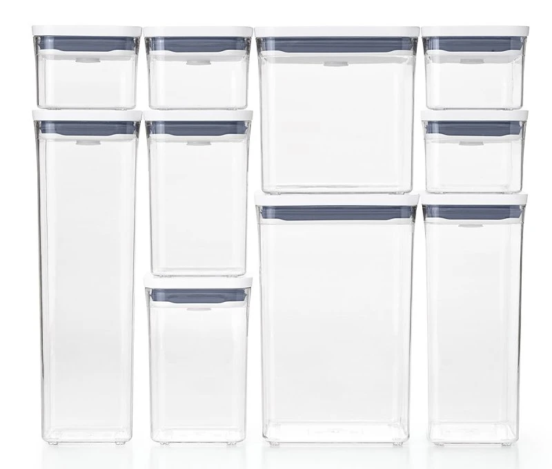 10 Piece Pop Container Set, Airtight Food Storage Solution