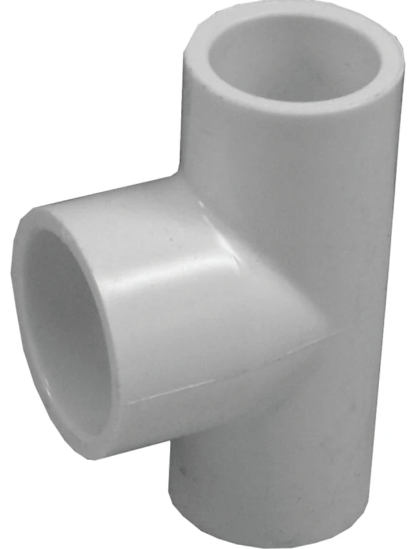 Pvc Slip Tee Fitting 1/2 Inch X 1/2 Inch X 3/4 Inch