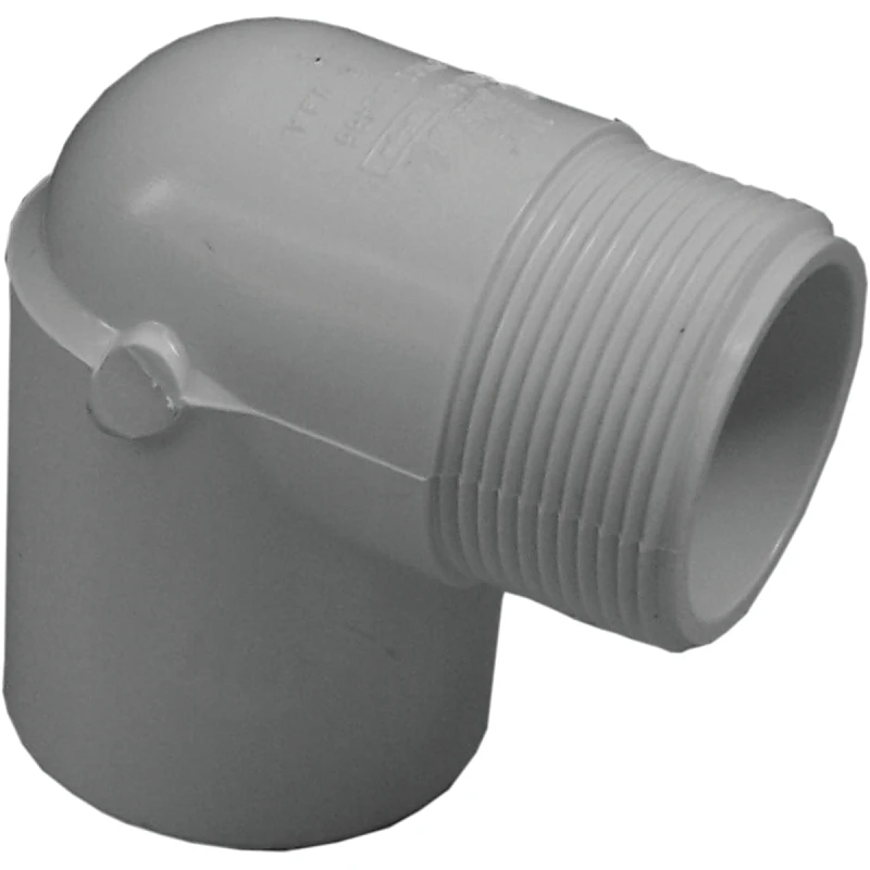 90 Degree Elbow Pvc Schedule 40 Male X Female 3/4 Inch