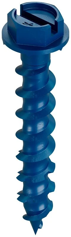 Titen Turbo Screw Anchor 3/16 X 1-1/4 Inch Hex Head