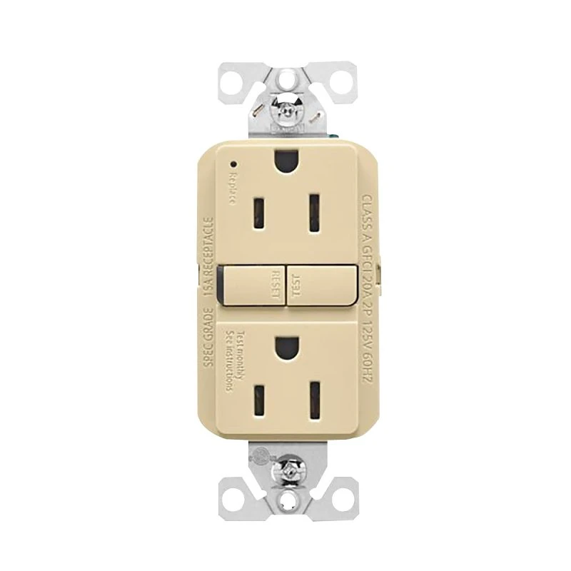 Eaton Gfci Receptacle Ivory 15 Amp 125 Volt Self-test Model Gf15v