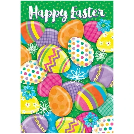 Garden Flag - Easter Egg Hunt Design For Outdoor Decoration