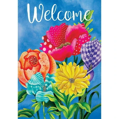 Garden Flag - Patterned Posies For Outdoor Decoration