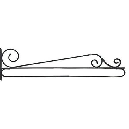 Decorative Wrought Iron Standard/large Flag Wall/post Bracket For Outdoor Use