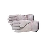 Glove Tb25elt Women's Safety Cuff Leather Palm Glove, Medium Size
