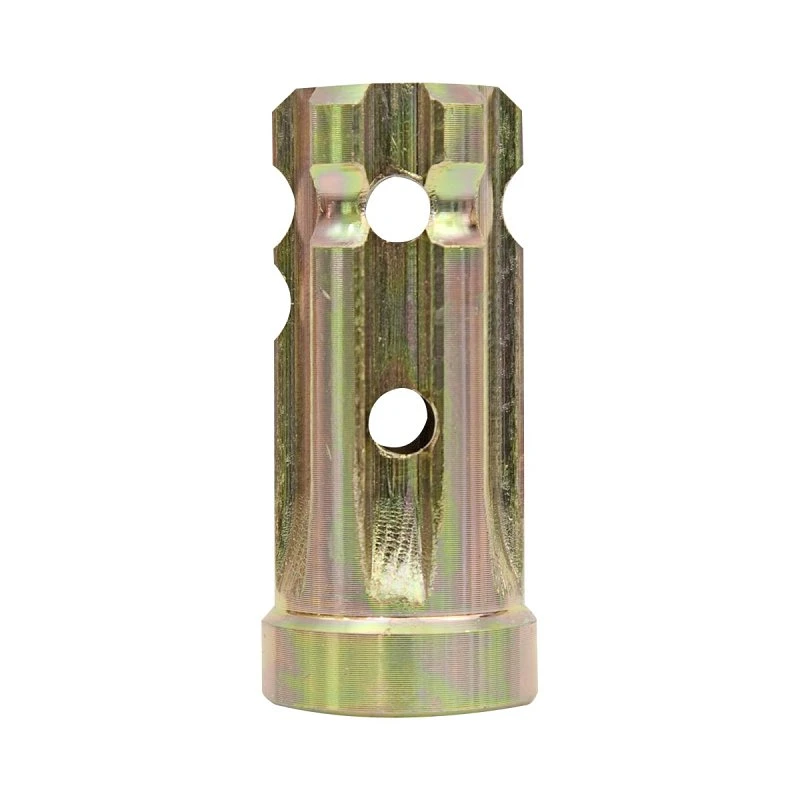 Pto Adapter M1-3/8xf1-1/8 Yellow Zinc-plated