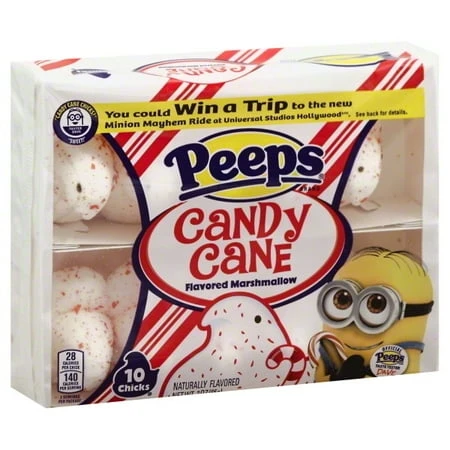 Peeps Marshmallow Treats, 10 Count, Colorful Marshmallow Candy