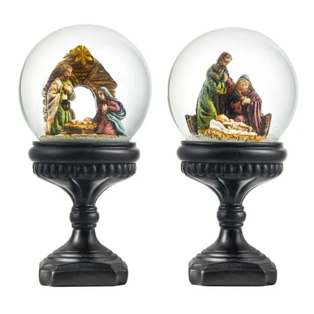 RESIN NATIVITY WATER GLOBE