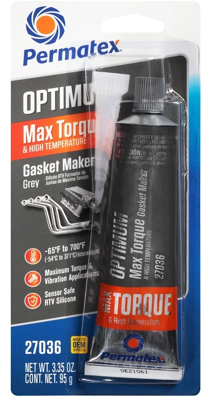 27036 Gasket Maker, 3.35 Ounce Tube, Paste For Mild Applications