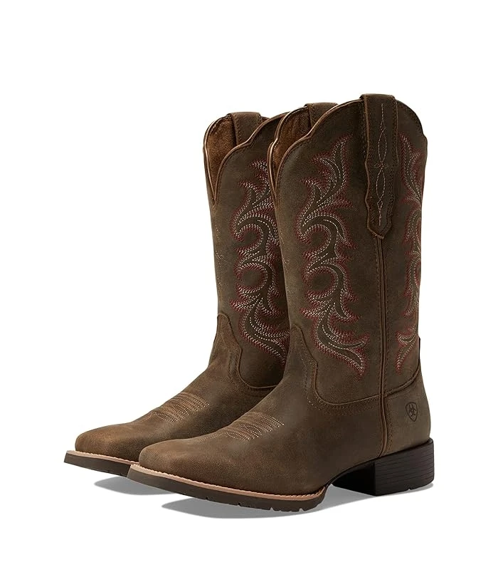 Hybrid Rancher Stretch Fit Western Boot - Durable, Comfortable, Versatile Design