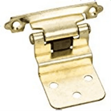 3/8 Inch Inset Hinge With Screws - 1 Pair, Includes 4-5 X 5/8 Inch And 6-6 X 1/2 Inch Screws