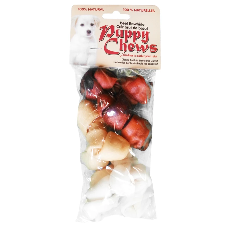 Fun Chew Small Puppy Rawhide Bone Beef 3 in. L 6 pk