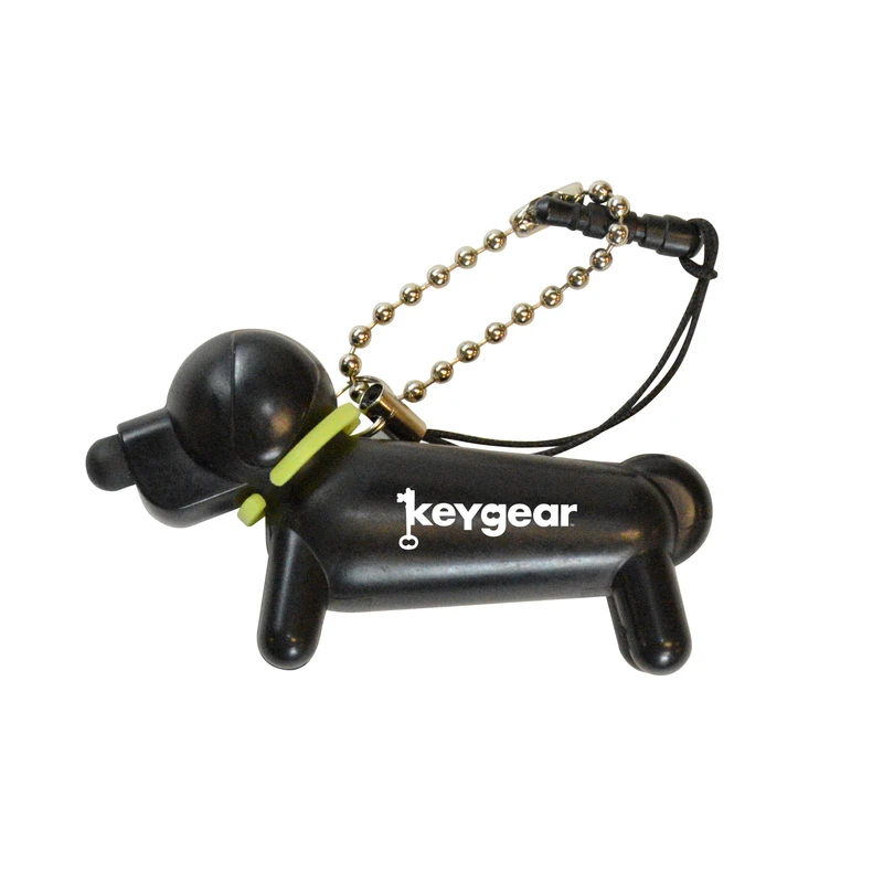 Plastic Black Dog Stylus Key Holder Model 50-key0049