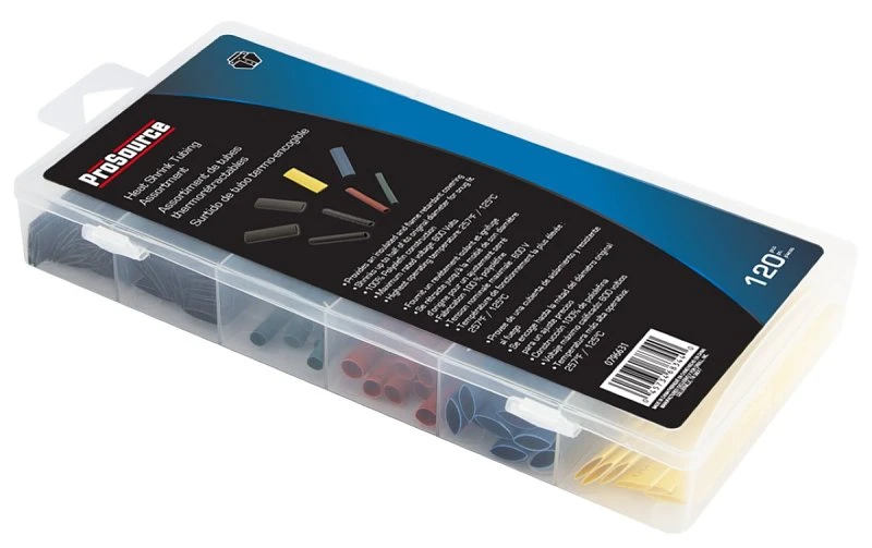Heat Shrink Tubing Assortment, 120 Pieces, Model 60240