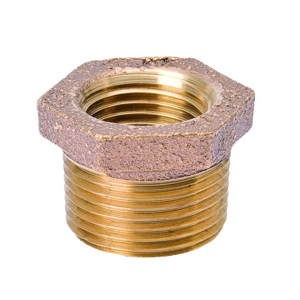3/4 In. X 1/4 In. Brass Pressure Mpt X Fpt Hex Bushing - Model 455-041hc