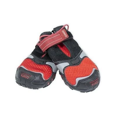 Blaze Cross Dog Shoes - Small, Red/black, Durable & Water-resistant