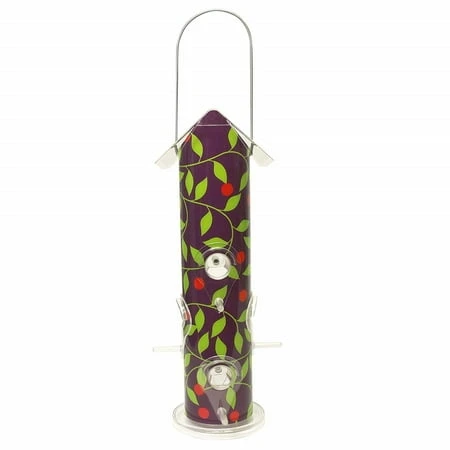Tube Bird Feeder For Outdoor Gardens, Holds 2 Pounds Of Seed