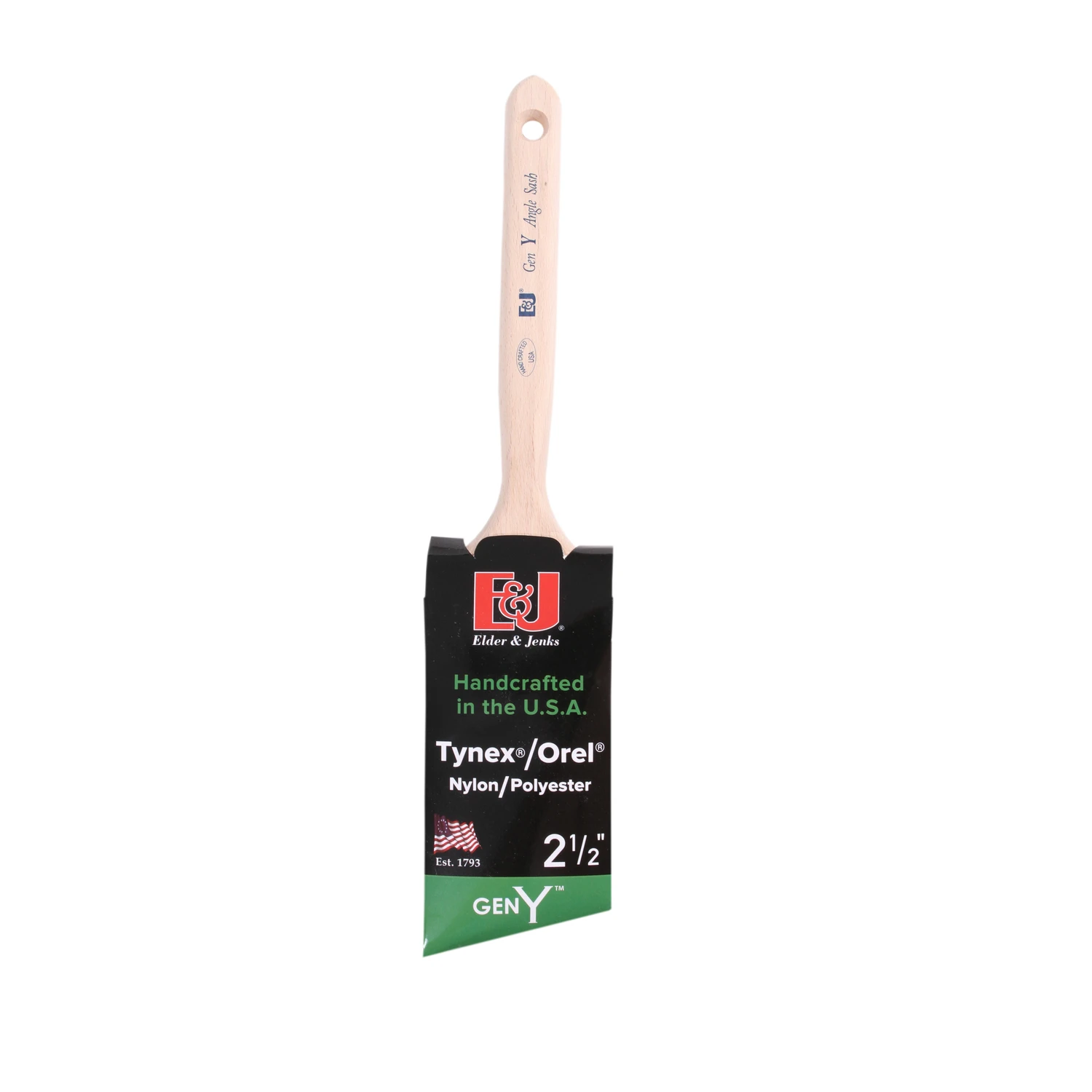 Gen Y 2-1/2 Inch Soft Angle Paint Brush For Precision Painting