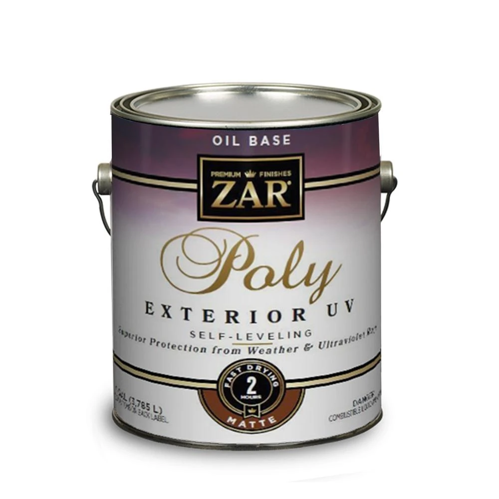 1 Gallon Clear Matte Oil-based Exterior Polyurethane With Uv Protection