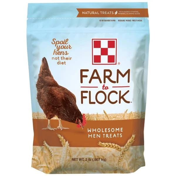 2 Lb Farm To Flock Wholesome Hen Treats For Chickens