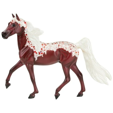 Horses Freedom Series Red Velvet Decorator Model 1:12 Scale Horse Figurine 9 X 6