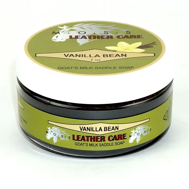 MOSS VANILLA SADDLE SOAP 6OZ