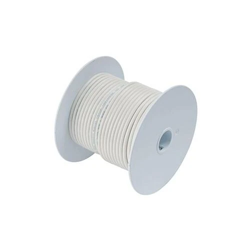 MARINE GRADE PRIMARY WIRE #8 WHITE 25' SP, 111702