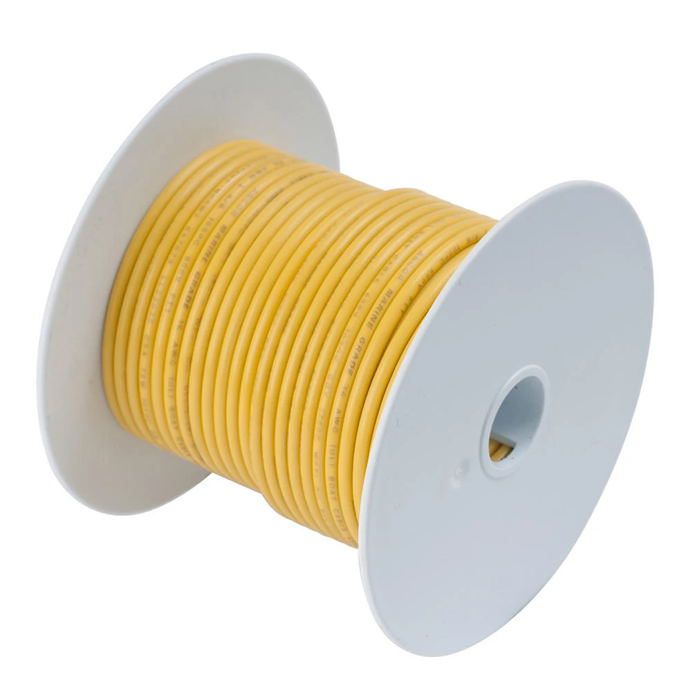 MARINE GRADE PRIMARY WIRE #6 YELLOW 100'/SP, 112910