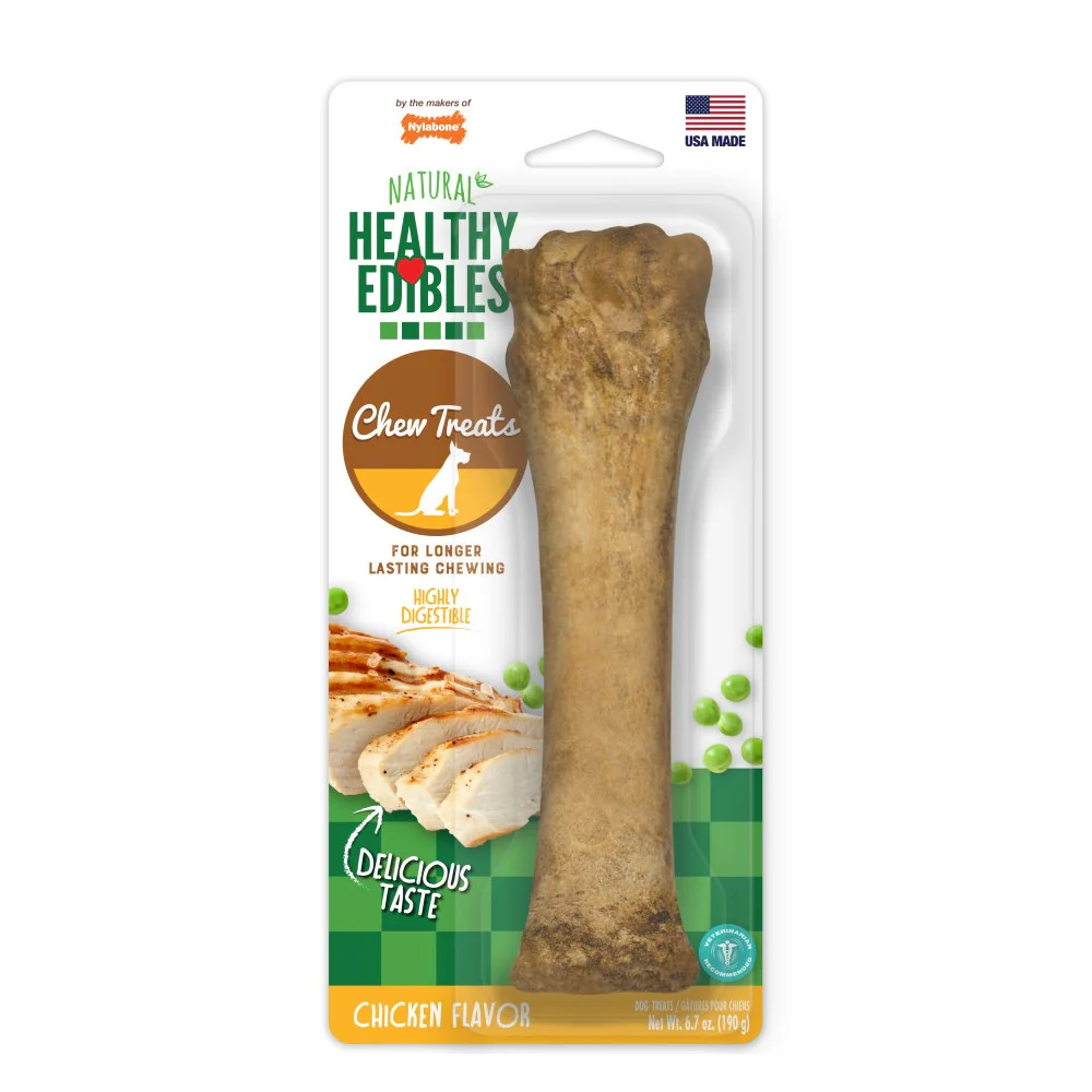 Nylabone Healthy Edibles Chicken Bone Giant