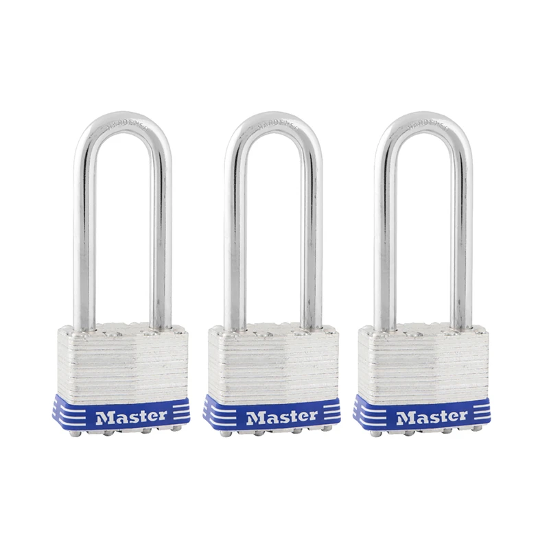PADLOCK 1-3/4" LONGSH PK3