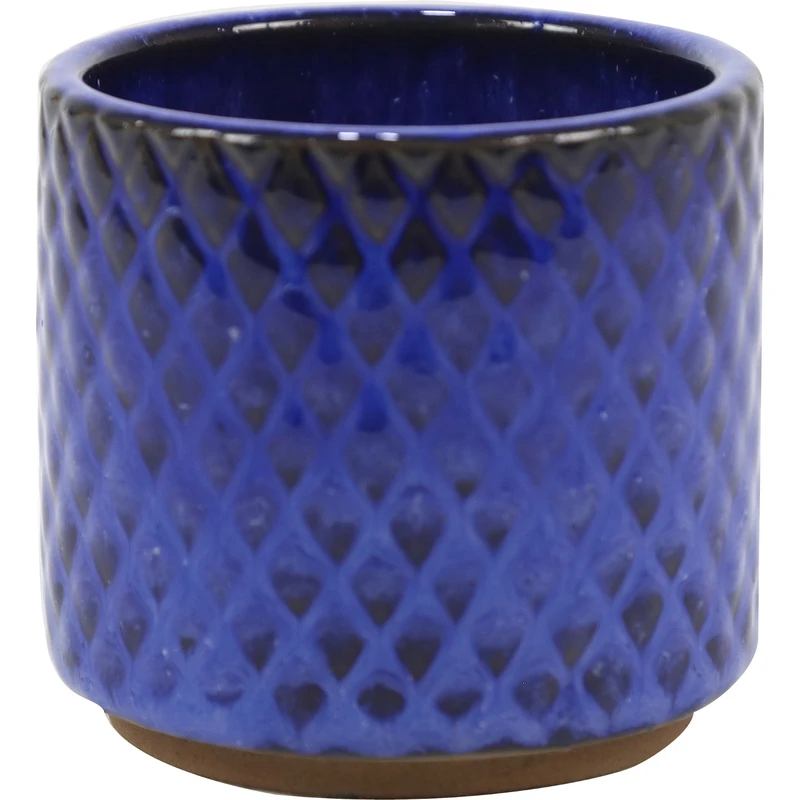 3.2 Inch Blue Succulent Planter - Stylish And Durable Pot For Indoor Plants