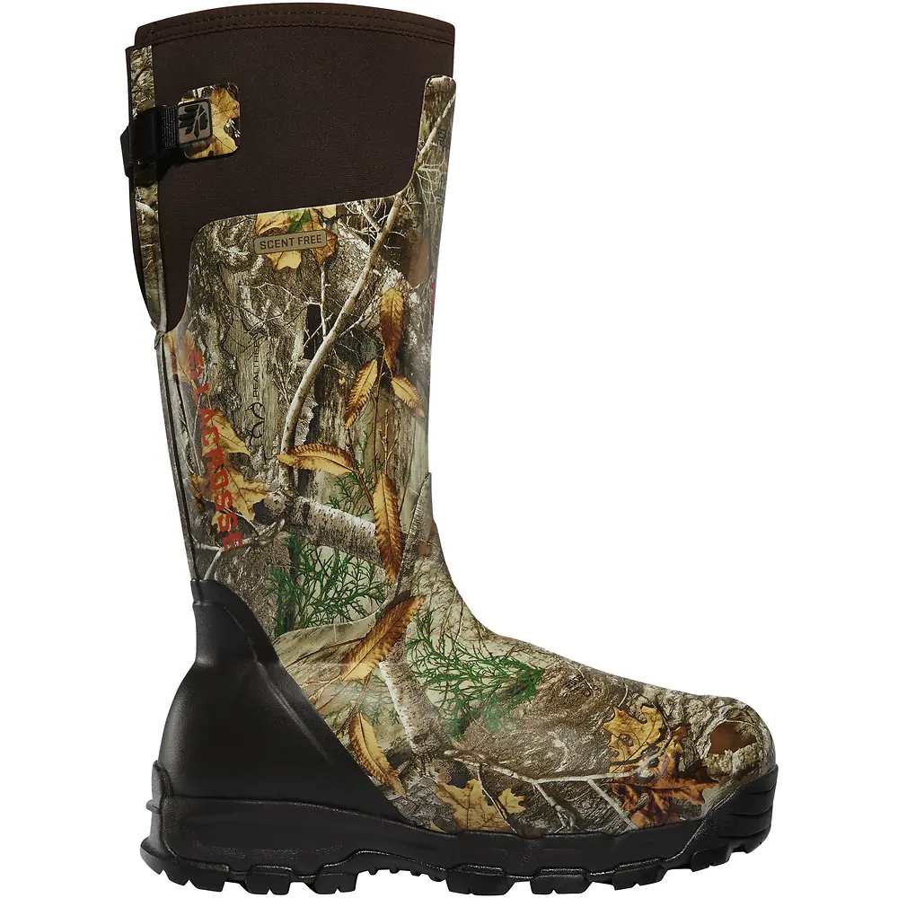 Lacrosse Men's Alphaburly Pro 18" Waterproof Rubber Hunting Boots - Size 13 - Realtree Edge