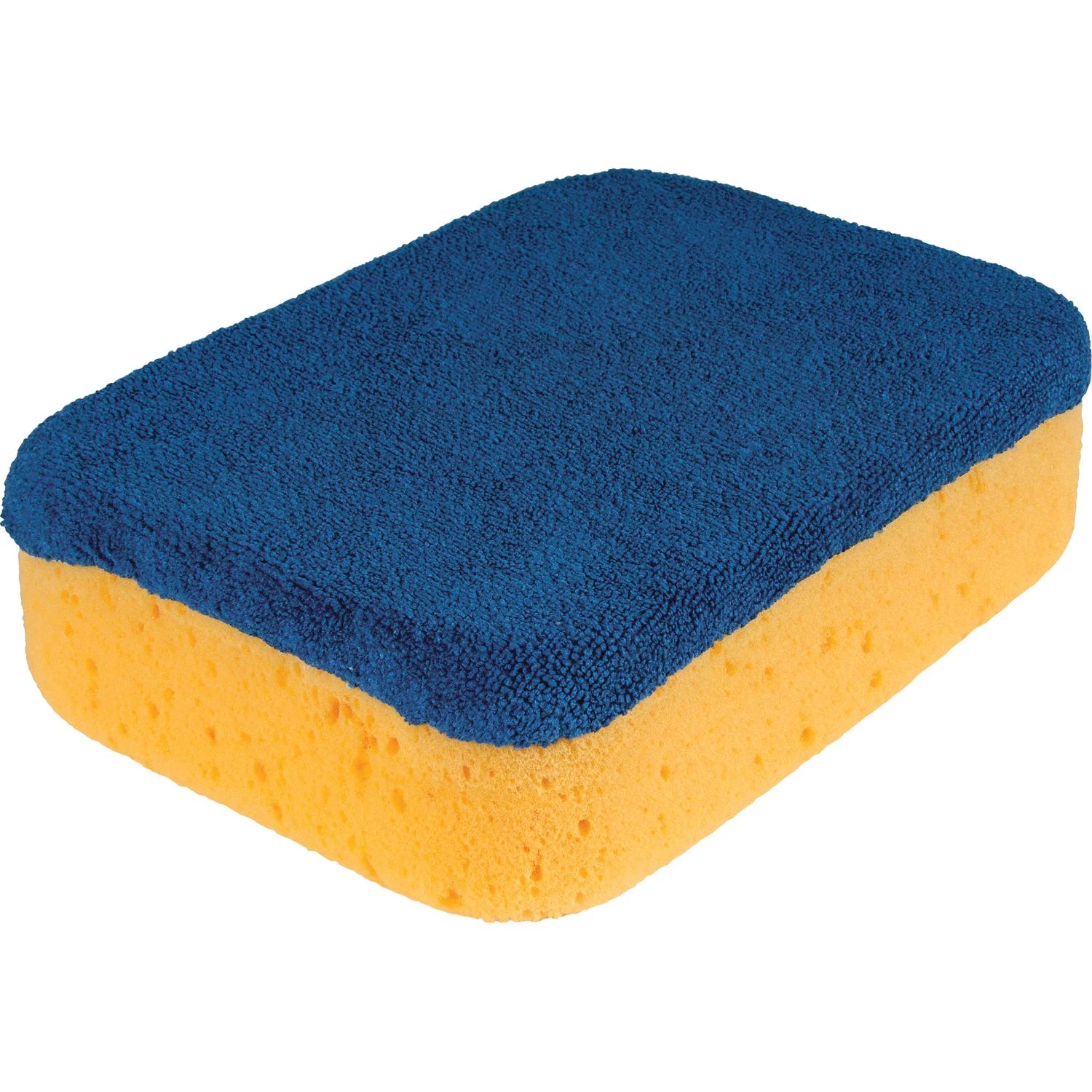 Qep Heavy Duty Microfiber Polishing Sponge 7-1/2 In L 5-1/2 In W 2 In Thick