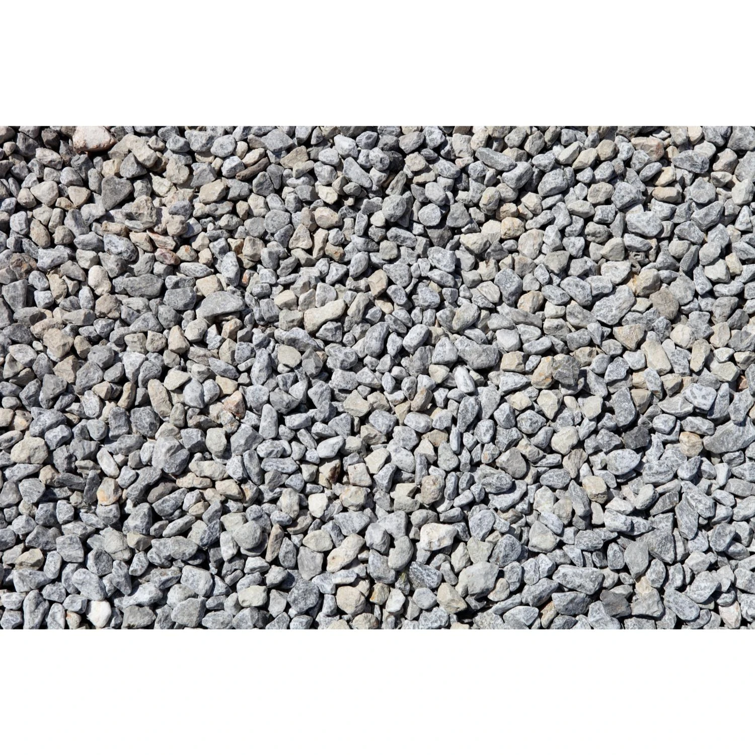 Locally Sourced Gray Drainage Rock 0.5 Cubic Feet For Landscaping