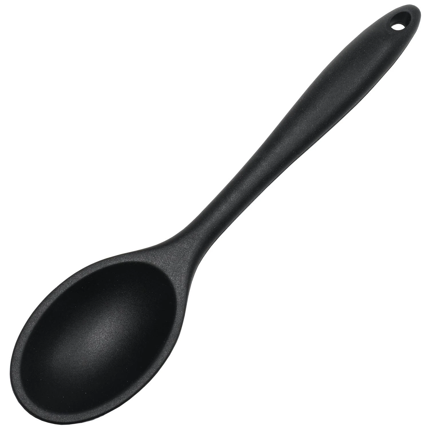 Chef Craft Premium Black Silicone And Steel Basting Spoon