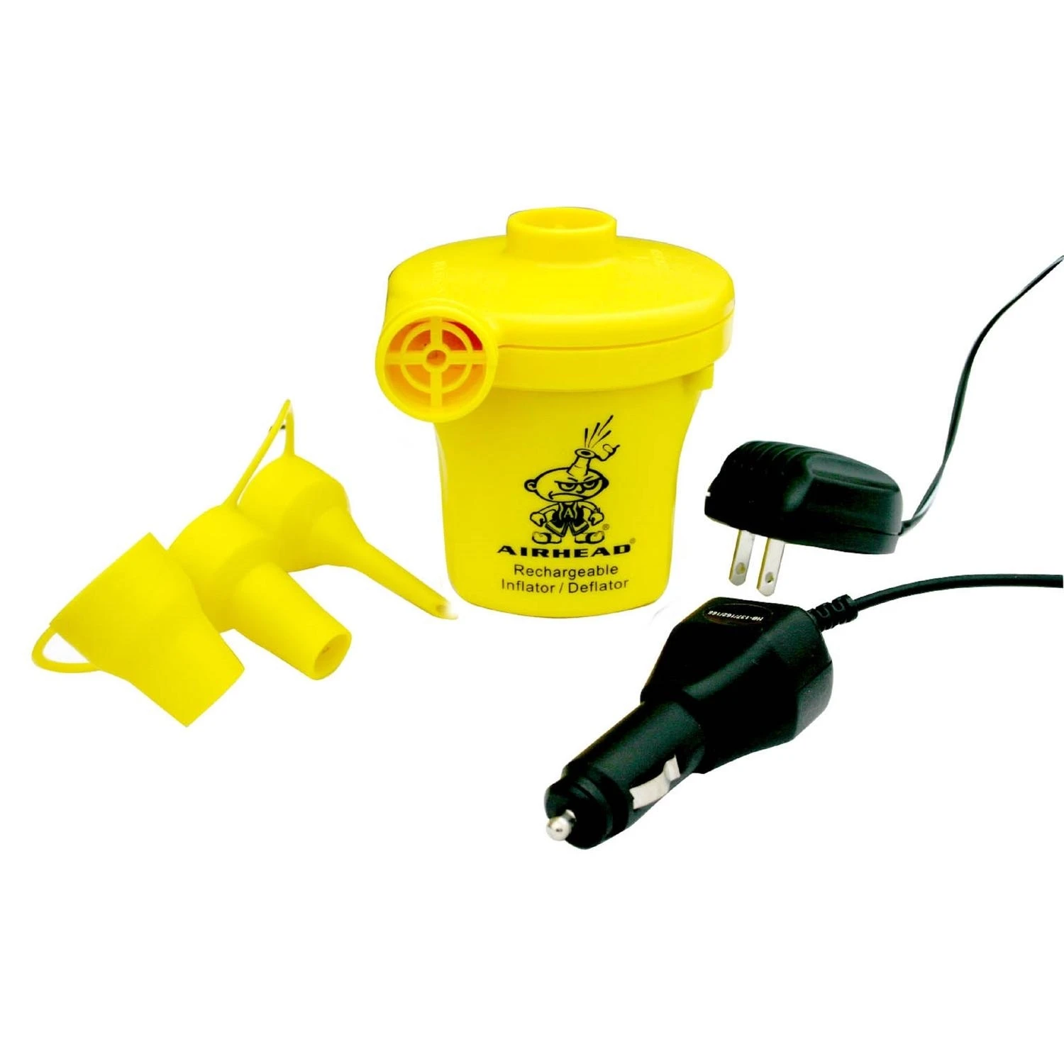 Airhead Ahp-12r Rechargeable 12 Volt Air Pump With Adapters