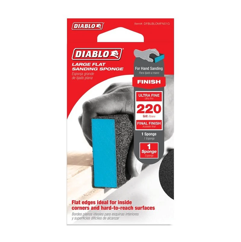 Diablo 5 In L X 3 In W 220 Grit Ultra Fine Sanding Sponge