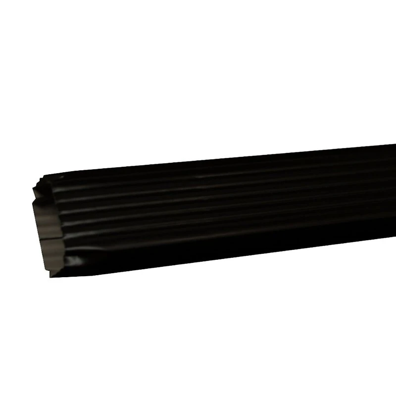 Amerimax 2 In H X 3 In W X 10 Ft L Black Aluminum K-style Downspout