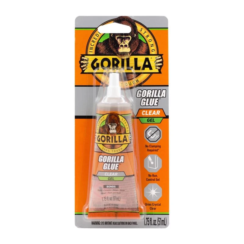 Gorilla Glue 113455 Gel, Clear, 1.75 oz.