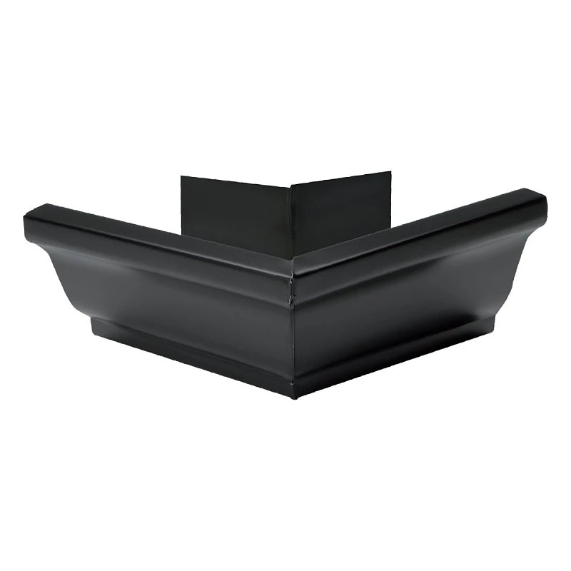 Amerimax Black Aluminum K Style Gutter Outside Miter 3.75 H X 8.88 W X 8.88 L