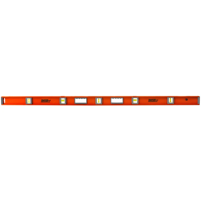 Johnson Level 78 Inch Magnetic Heavy Duty Aluminum I-beam Level With 5 Vials