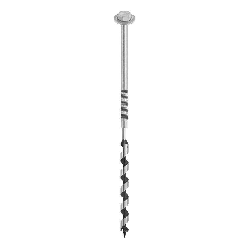 Grk Fasteners Augerbolt 1/2 In X 7 In Galvanized Hex Anchor Bolts 10-count