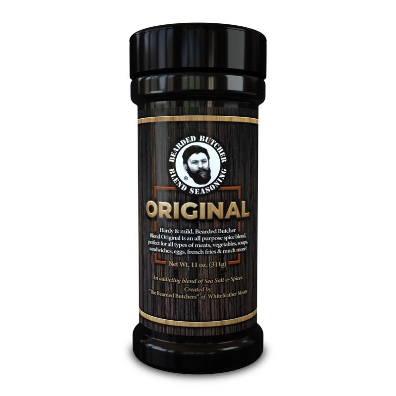 Bearded Butchers Original Blend Seasoning 11 Oz Shaker Can